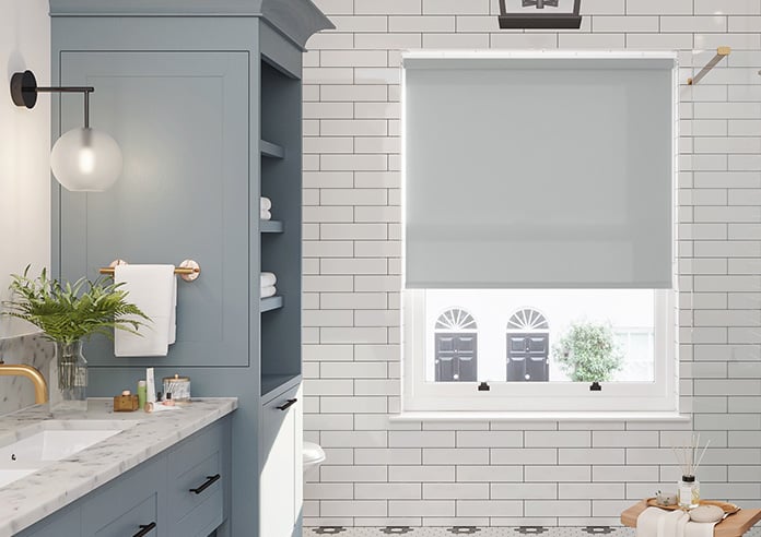 Verona, Steel Grey - Motorised Roller Blind - Image 3